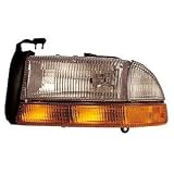 97-04 DODGE DAKOTA DRIVERS SIDE HEADLIGHT ASSEMBLY W PARK LAMP (LH) 97-03 DODGE... by Headlights Depot