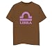 Libra T-Shirt, Brown, Small