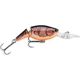 Rapala Jointed Shad Rap 07 Fishing lure, 2.75-Inch, Brown Crawdad
