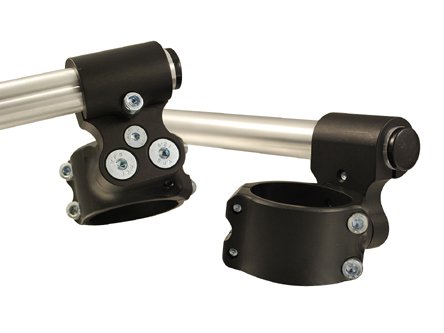 Honda CBR 1000RR 2008-2012 50mm Woodcraft Racing 3 Piece Split Clip-on Handlebars On Sale