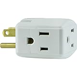GE Grounded 3-Outlet Tap, 58368