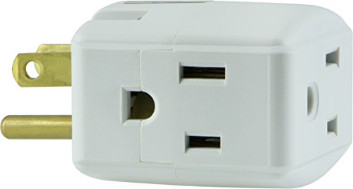 Ge grounded 3-outlet tap, 58368