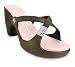 Apparel : Crocs Cyprus Chocolate / Cotton Candy Pink Women's Casual Walking (working) Wedge shoes