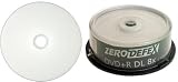 Review Zero Defex  / 25 x Zero Defex DVD+R DL 8x Double Layer White Full Face Inkjet Printable