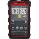 Ballistic HA0486-M355 Hard Case for HTC 4G – 1 Pack – Retail Packaging – Black/Red