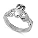 STR-0005 Stainless Steel Claddagh Ring; Comes With Free Gift Box