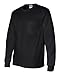 Gildan Adult Ultra Cotton® 6 oz. Long-Sleeve Pocket T-Shirt 2XL BLACK