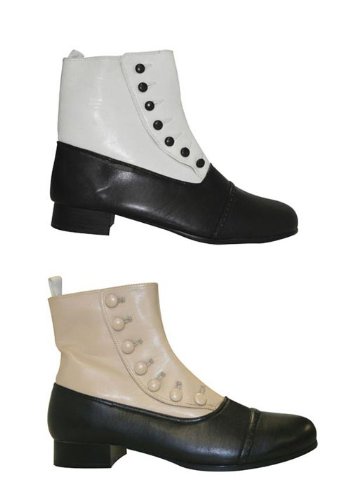 Funtasma by Pleaser Men's Halloween Spectator-16,Black/White,S (US Men's 8-9 M)