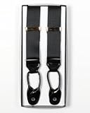Suspenders, Leather End 100% Silk