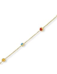 Kids 14K Gold Charm Turtle Bracelet