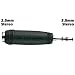2.5mm To 3.5mm Stereo Audio Adapter