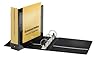 Cardinal by TOPS Products Economy Value ClearVue 3-Inch Round Ring Binders, 625 Sheet Capacity, Black, Case of 12 Binders (90650)