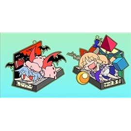 ラバーキーホルダー　電波カオス セット（レミリア・すいか）