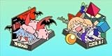 ラバーキーホルダー　電波カオス セット（レミリア・すいか）