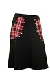 Folter Studded Tartan Skirt Punk Meets Plaid Size Small - XL