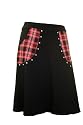 Folter Studded Tartan Skirt Punk Meets Plaid Size Small - XL