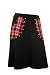 Folter Studded Tartan Skirt Punk Meets Plaid Size Small - XL