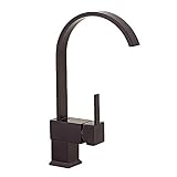 FREUER Organica Collection: Modern Kitchen / Wet Bar Sink Faucet, Oil Rubbed Bronze