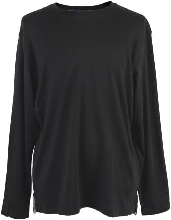 Zegna Sport Men's Crewneck Long Sleeve T-Shirt US XL / EU 54 Black
