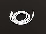 LCE(TM)3.5mm White Extension Long Cable 1m for Apple iPod iPhone iPad Earbuds