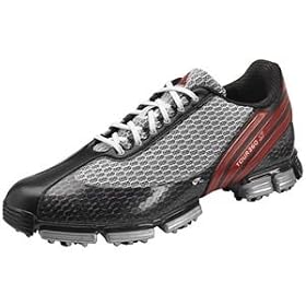 adidas Tour 360 Sport Golf Shoe (Black/Metallic Silver)