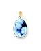 14k 13x18 Guardian Angel Agate Cameo Pendant
