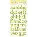 Autumn Leaves Gel Coated Chipboard Alphabet 47Pcs-Heather Bailey Freshcut