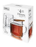 4 pc Hoops Mug Set by Libbey