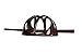 Caravan Tortoise Shell Cap, Double Tie Chignon