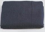 Navy Blue 70% Virgin Wool Blanket