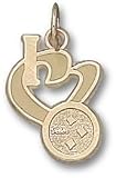 Los Angeles Clippers I Heart Logo 1/2 Enamel Enamel Pendant