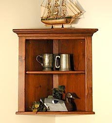 Vintage Corner Cupboard