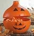 Tupperware Jack O Lantern candy Pumpkin Halloween