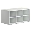 itso 1x2 Cube with Shoe Rack - White