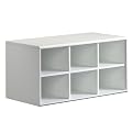 itso 1x2 Cube with Shoe Rack - White