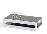 Presto mobilia 10238 Couchtisch Ante 110 x 60 x 27 cm hochglanz-weiss