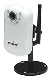 Intellinet NSC15-WG Netzwerk Kamera (Motion-JPEG und MPEG4, Tag/Nacht, Audio, 300k CMOS, 54 Mbit/s Wireless 802.11g) wei&szlig;