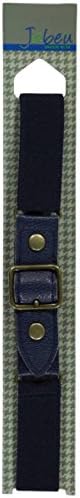 Jabeu Kids Elastic Adjustable Stretch Belt with Kids Friendly Velcro Leather Closure