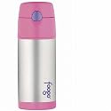 Foogo by Thermos Leak-Proof SS 10 oz Straw Bottle in Pink