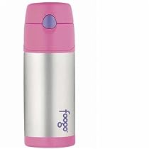 Foogo by Thermos Leak-Proof SS 10 oz Straw Bottle in Pink