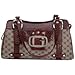 Gigi Chantal Brown Jacquard Croco Purse