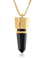 Vince Camuto Bullet Proof Gold Frontal Necklace, 20"