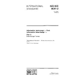 ISO/IEC 9541-2:1991, Information technology - Font information interchange - Part 2: Interchange Format