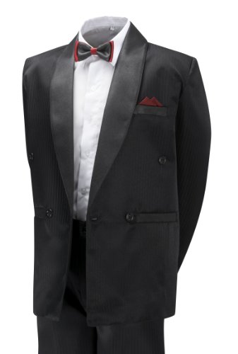 Boys Black Tuxedo for Weddings, Proms, Cruises 6 month - 15 years Tux