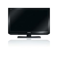 Toshiba 26EL833G 66 cm (26 Zoll) LED-Backlight-Fernseher, Energieeffizienzklasse B (HD-Ready, 100 HZ AMR, DVB-T/-C, CI+) schwarz