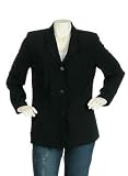 Women's 3-Button Blazer with Notched Lapel