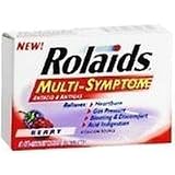 Rolaids Chewable Tablets Multi Symptom Berry 3X10 Pack