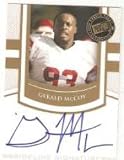 2010 Press Pass Portraits Edition (PE) Sideline Signatures Gold #SSGM Gerald McCoy DT Oklahoma - Tampa Bay Buccaneers (Rookie Card - Autographed)(Football Cards)