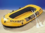 friedola 10562 - Boot Set "Olympic" mit Paddeln, L 264 x B 122 cm, Paddel L 115 cm - 