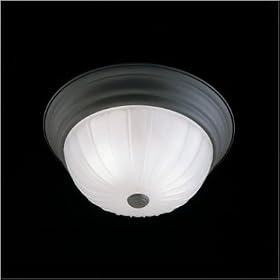 Flush Mount in Painted Bronze by Thomas Lighting